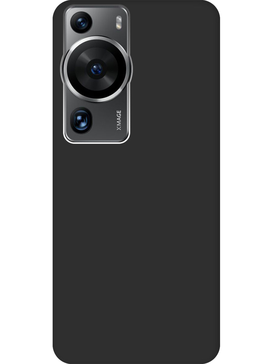 

Силиконовый чехол на Huawei P60 Pro матовый черный, 772620813