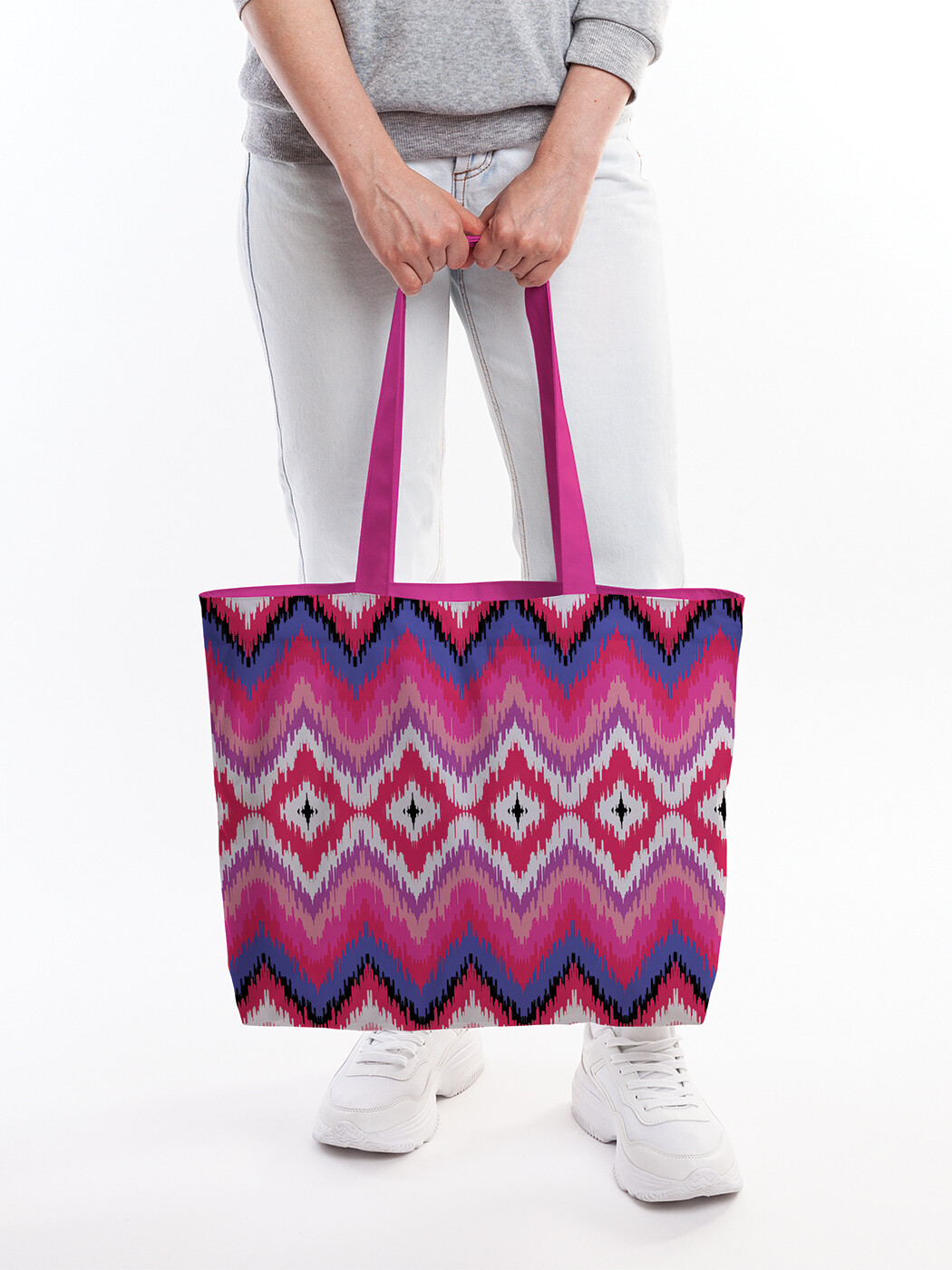 Текстильная женская сумка на молнии для пляжа и фитнеса bsz_2872 JoyArty