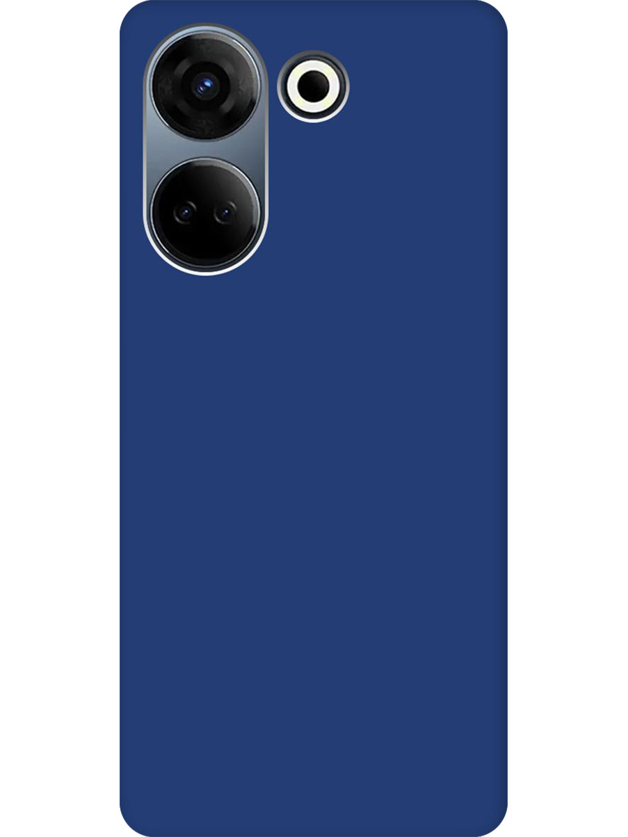 

Силиконовый чехол на Tecno Camon 20/20 Pro матовый синий, 772566013