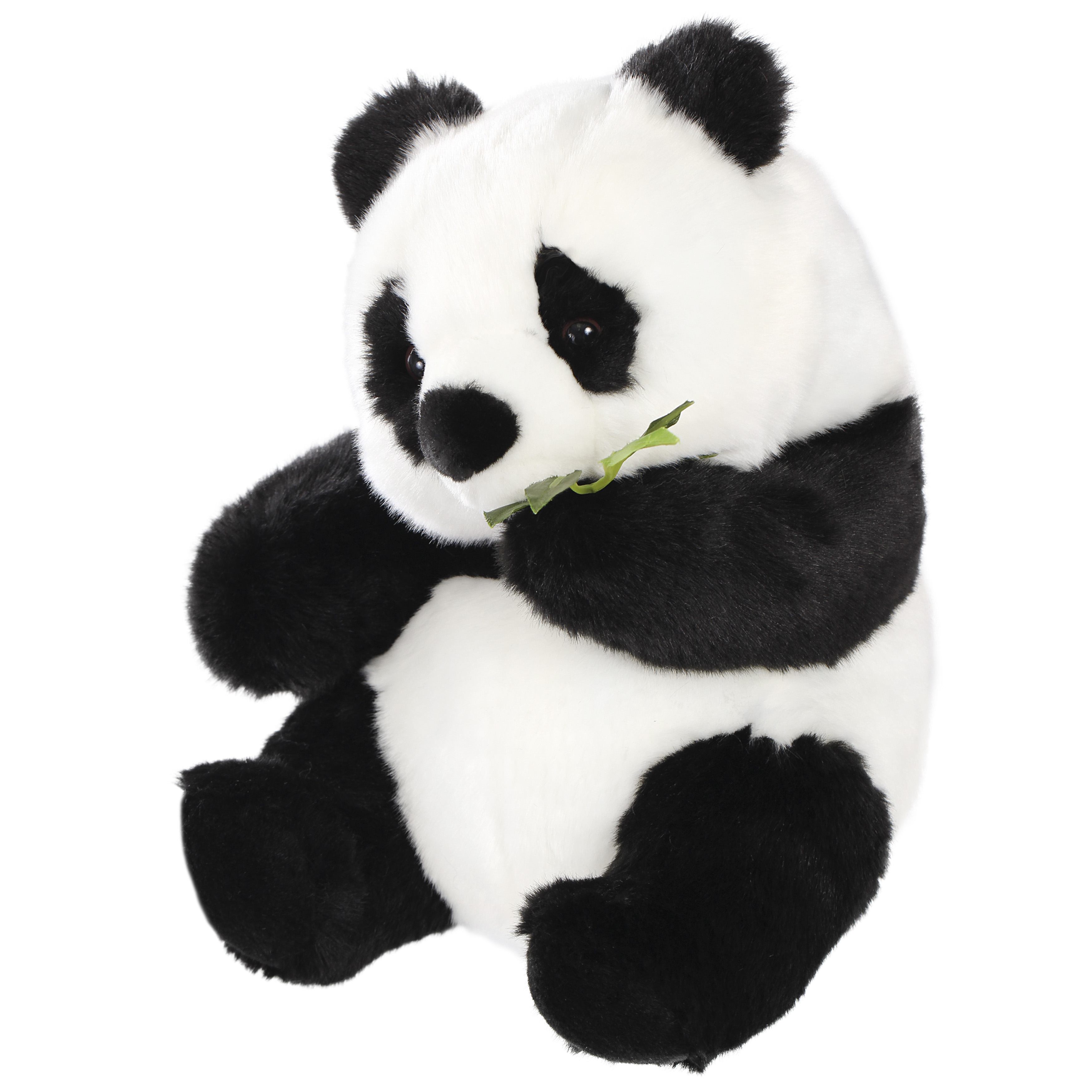 фото Реалистичная мягкая игрушка hansa creation панда большая, 27 см