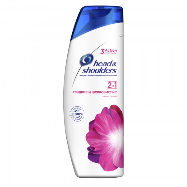 фото Шампунь head & shoulders smooth & silky очищение для всех типов волос 500 мл