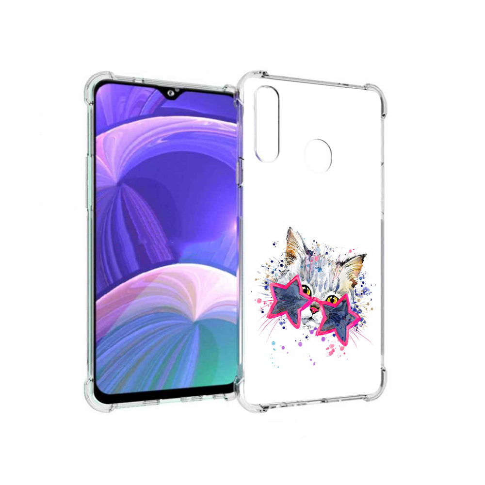 

Чехол MyPads Tocco для Samsung Galaxy A20s звездные очки (PT139755.554.353), Прозрачный, Tocco