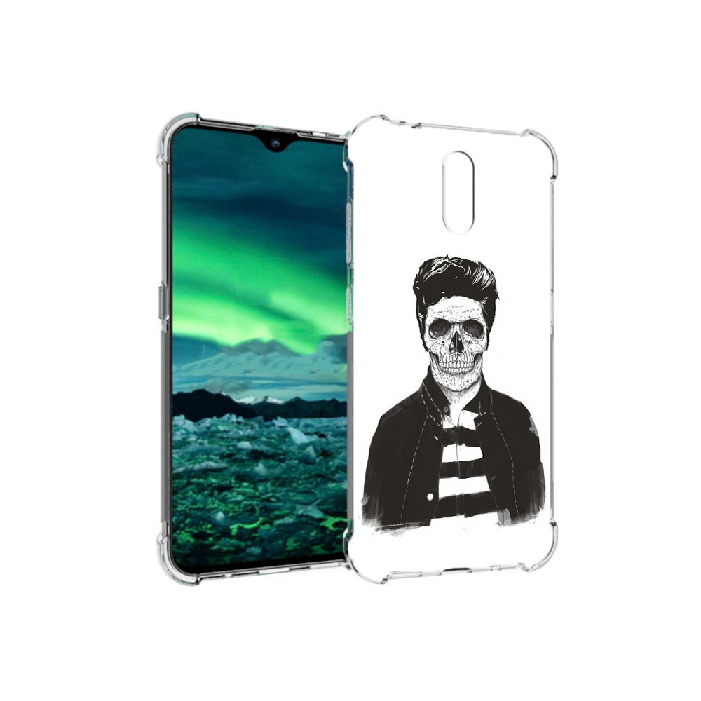 

Чехол MyPads Tocco для Nokia 2.3 скелет (PT142254.97.604), Прозрачный, Tocco