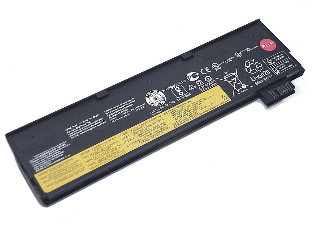 

Аккумулятор Vbparts (схожий с 01AV427 61++) для Lenovo P51s/T470 10.8V 72Wh 065171, Lenovo P51s/T470