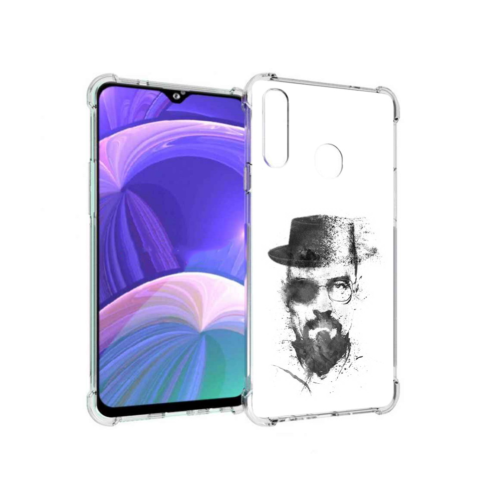 

Чехол MyPads Tocco для Samsung Galaxy A20s загадочный человек (PT139755.554.347), Прозрачный, Tocco