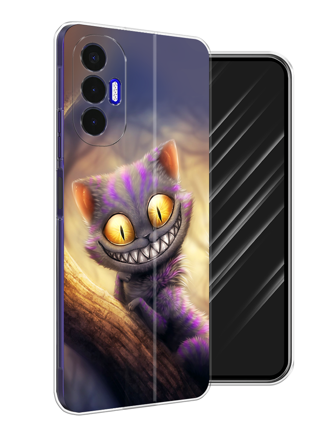 

Чехол Awog на Tecno Pova 3 "Cheshire Cat", Разноцветный, 301550-1