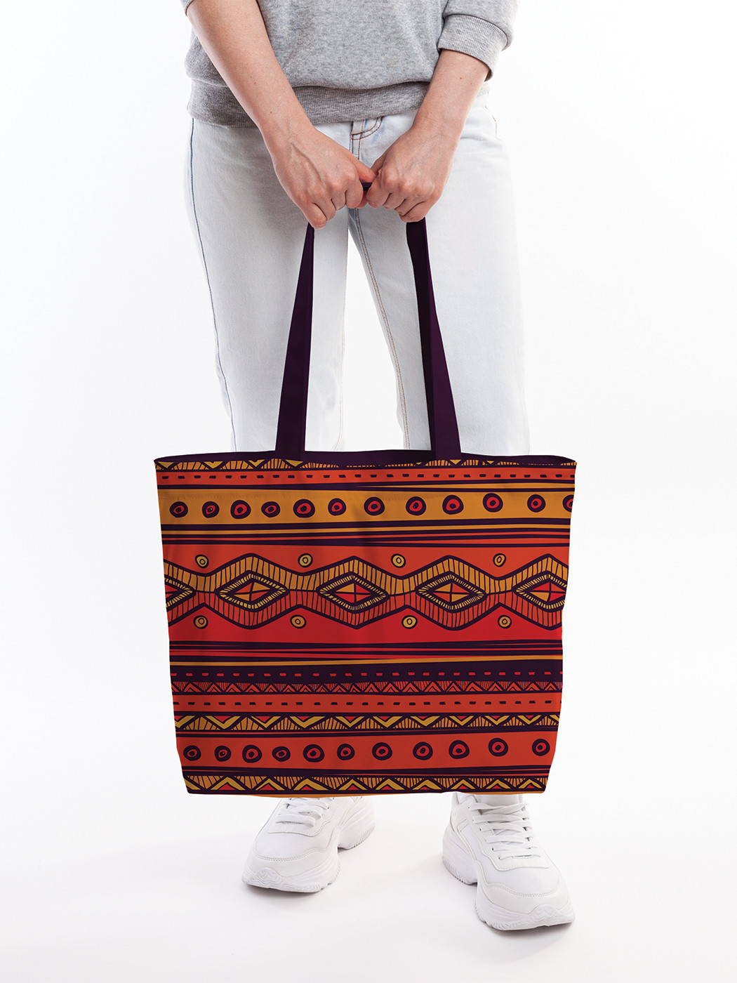 Текстильная женская сумка на молнии для пляжа и фитнеса bsz_414019 JoyArty