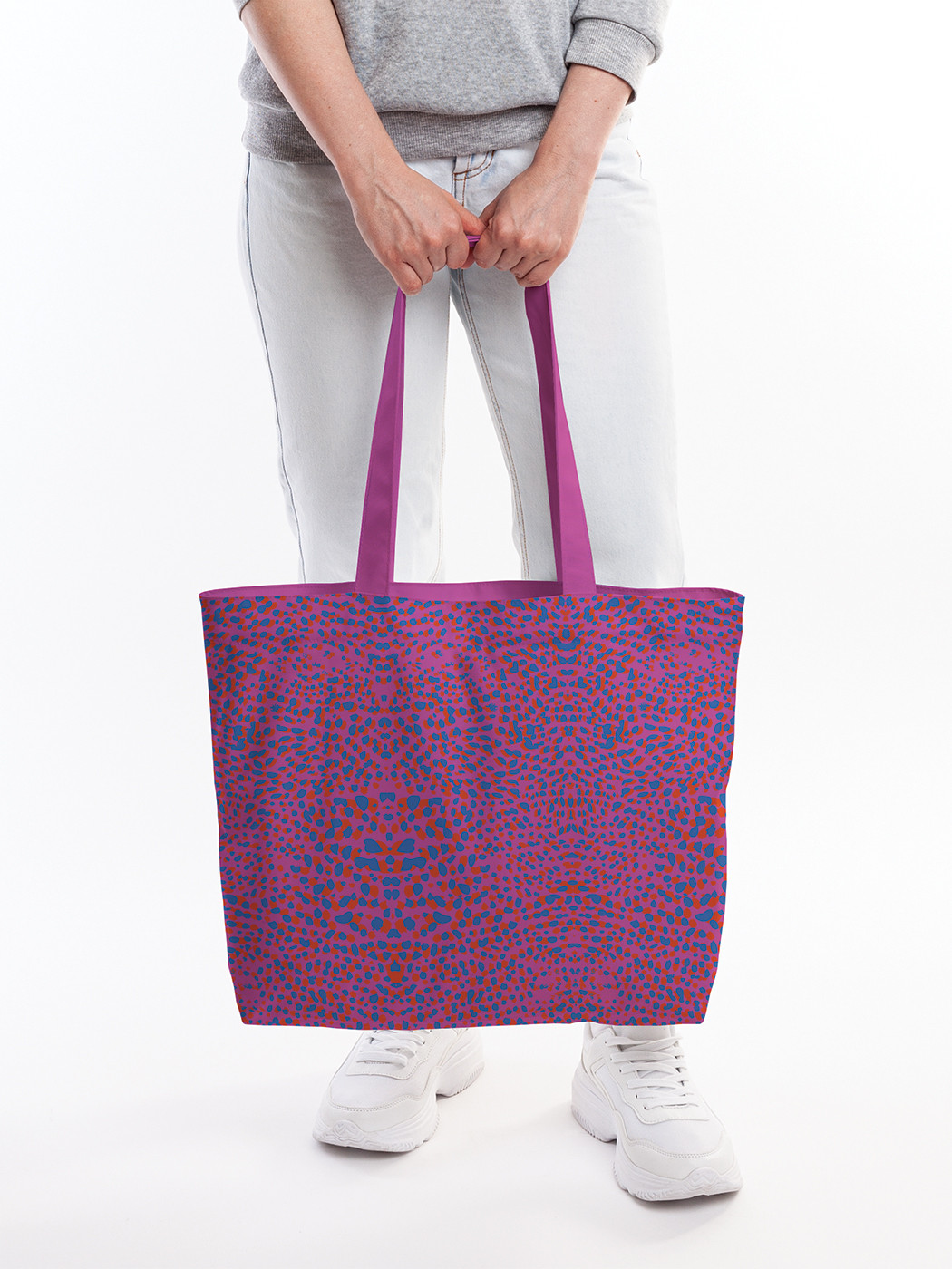 Текстильная женская сумка на молнии для пляжа и фитнеса bsz_414015 JoyArty