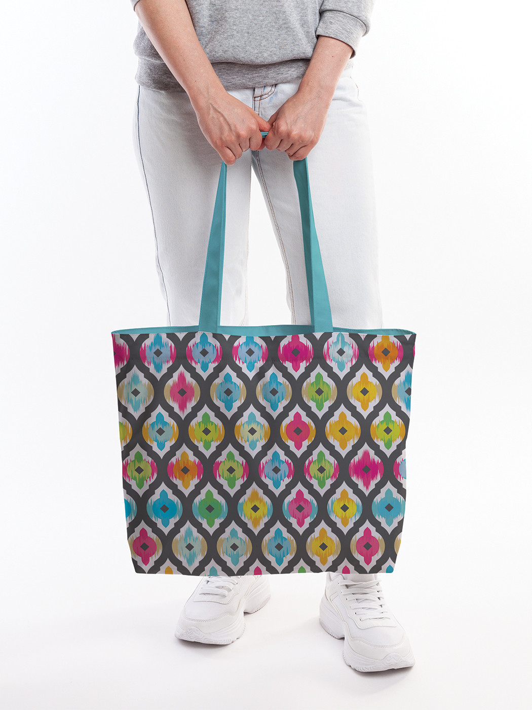 Текстильная женская сумка на молнии для пляжа и фитнеса bsz_414014 JoyArty