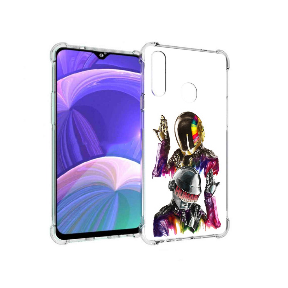 

Чехол MyPads Tocco для Samsung Galaxy A20s диско космонавты (PT139755.554.329), Прозрачный, Tocco
