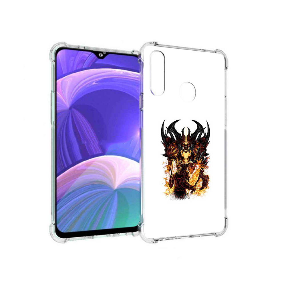 Чехол MyPads Tocco для Samsung Galaxy A20s демон shadow fiend (PT139755.554.318)