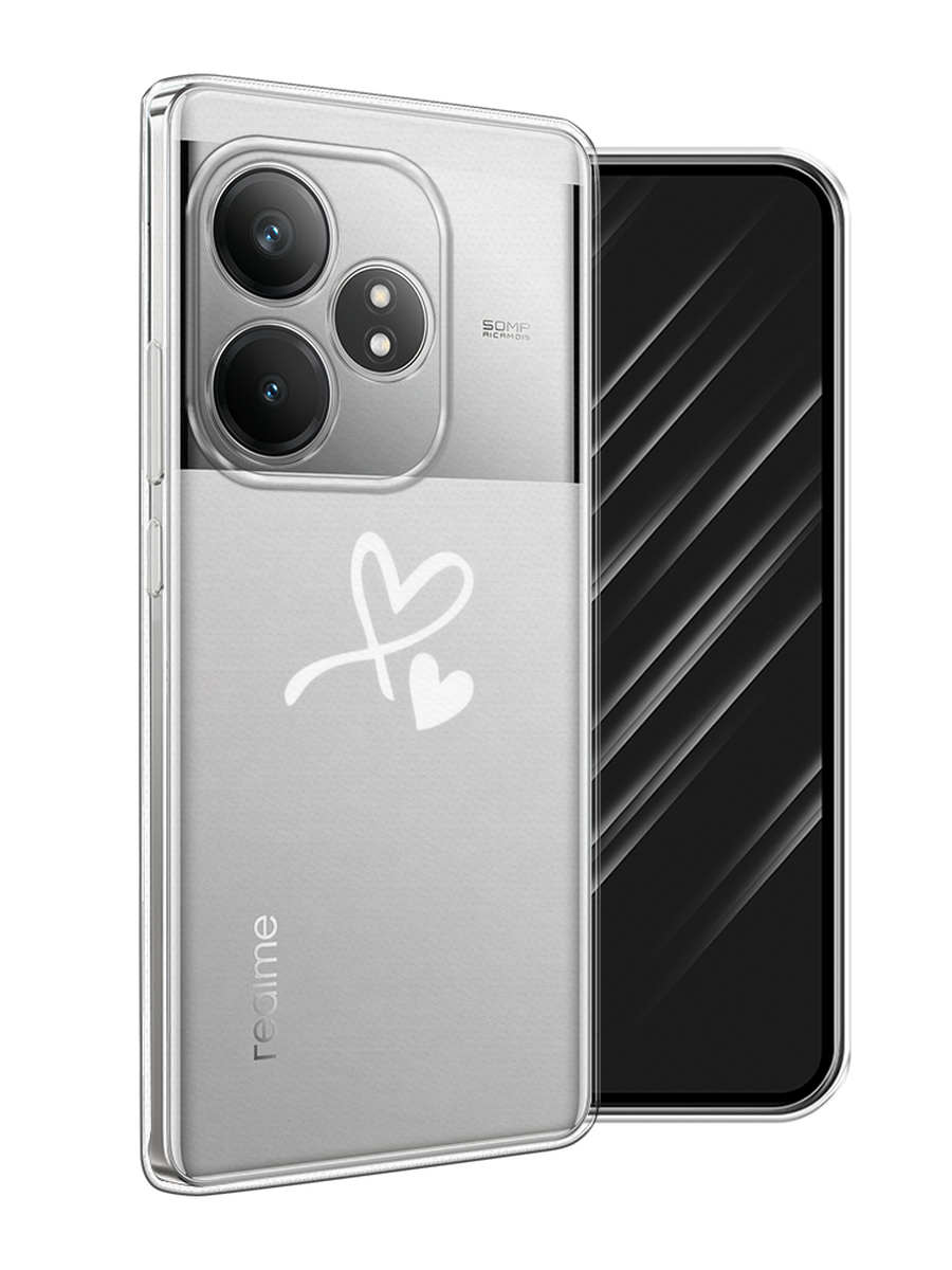 

Чехол Awog на Realme GT 6T "Сердечко минимализм", Белый, 2517550-1