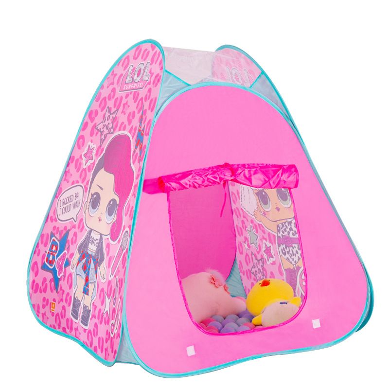 фото Детская игровая палатка sharktoys куколки, розовая nobrand
