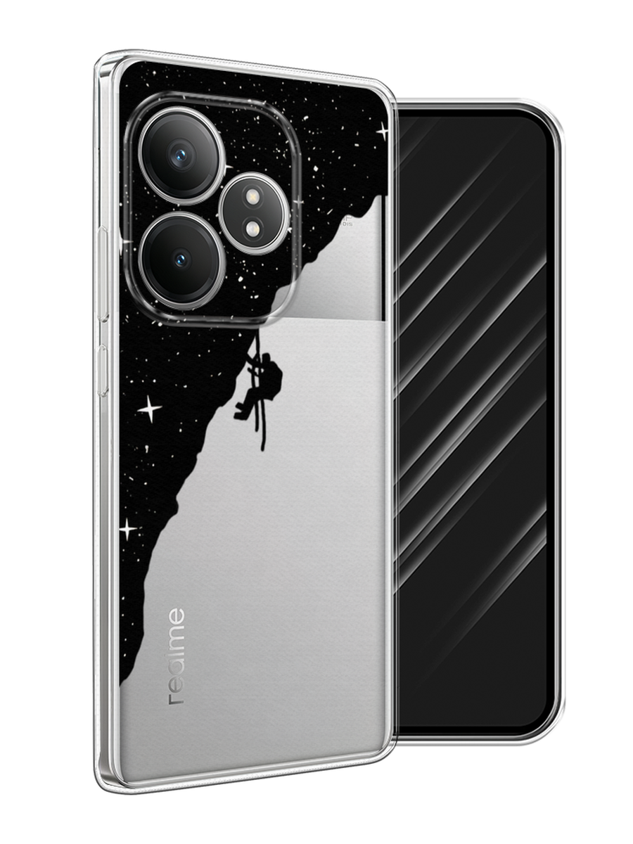 

Чехол Awog на Realme GT 6T "Скалолаз в космосе", Черный;белый;бежевый, 2517550-1
