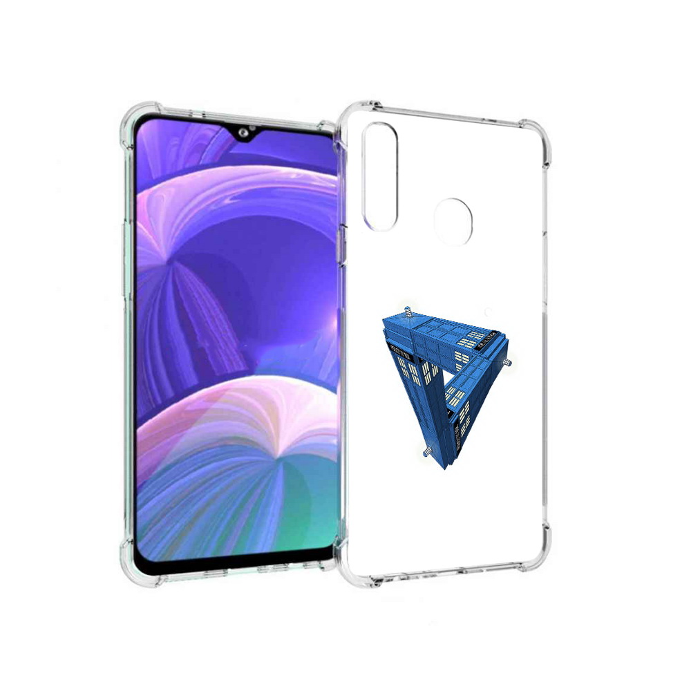 

Чехол MyPads Tocco для Samsung Galaxy A20s головолока абстракция (PT139755.554.291), Прозрачный, Tocco