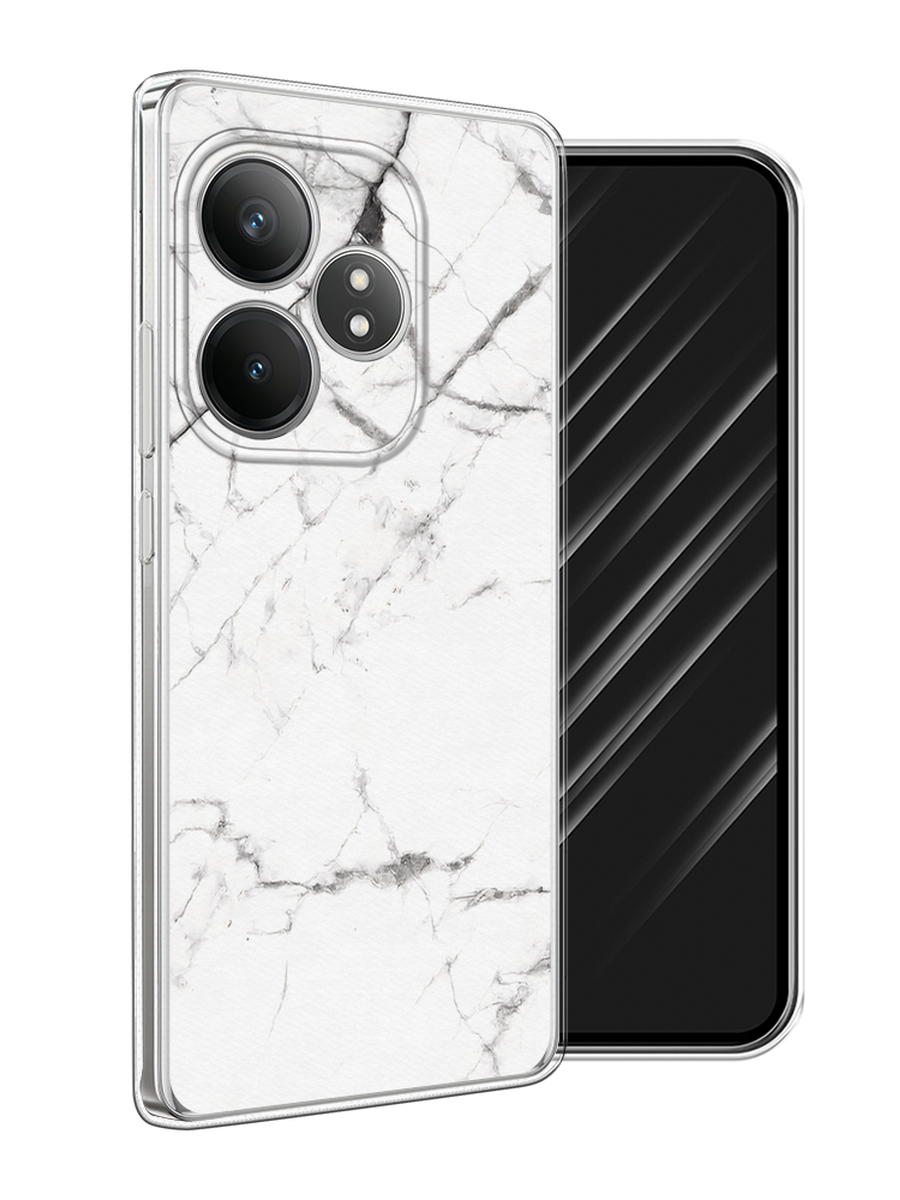 

Чехол Awog на Realme GT 6T "Светлый мрамор", Серый, 2517550-1