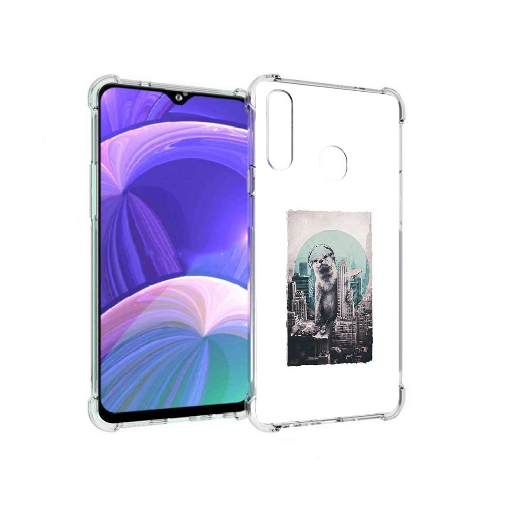 

Чехол MyPads Tocco для Samsung Galaxy A20s выдра в городе (PT139755.554.283), Прозрачный, Tocco