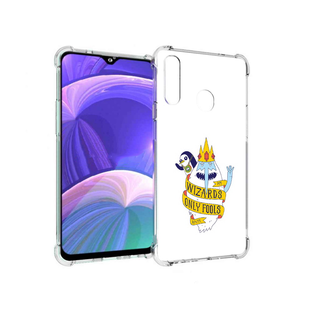 

Чехол MyPads Tocco для Samsung Galaxy A20s время приключений снежный король, Прозрачный, Tocco