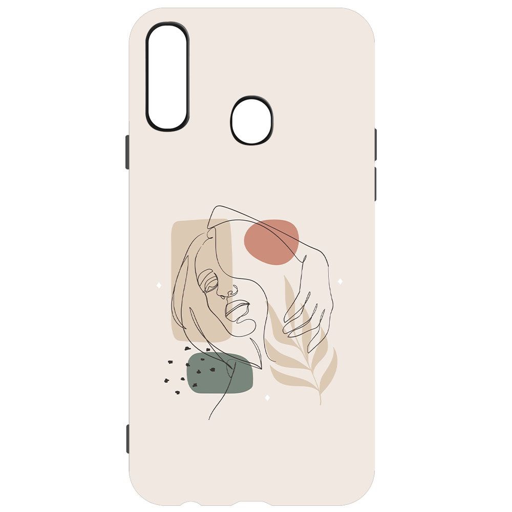 фото Чехол-накладка krutoff soft case грациозность для samsung galaxy a20s (a207) черный