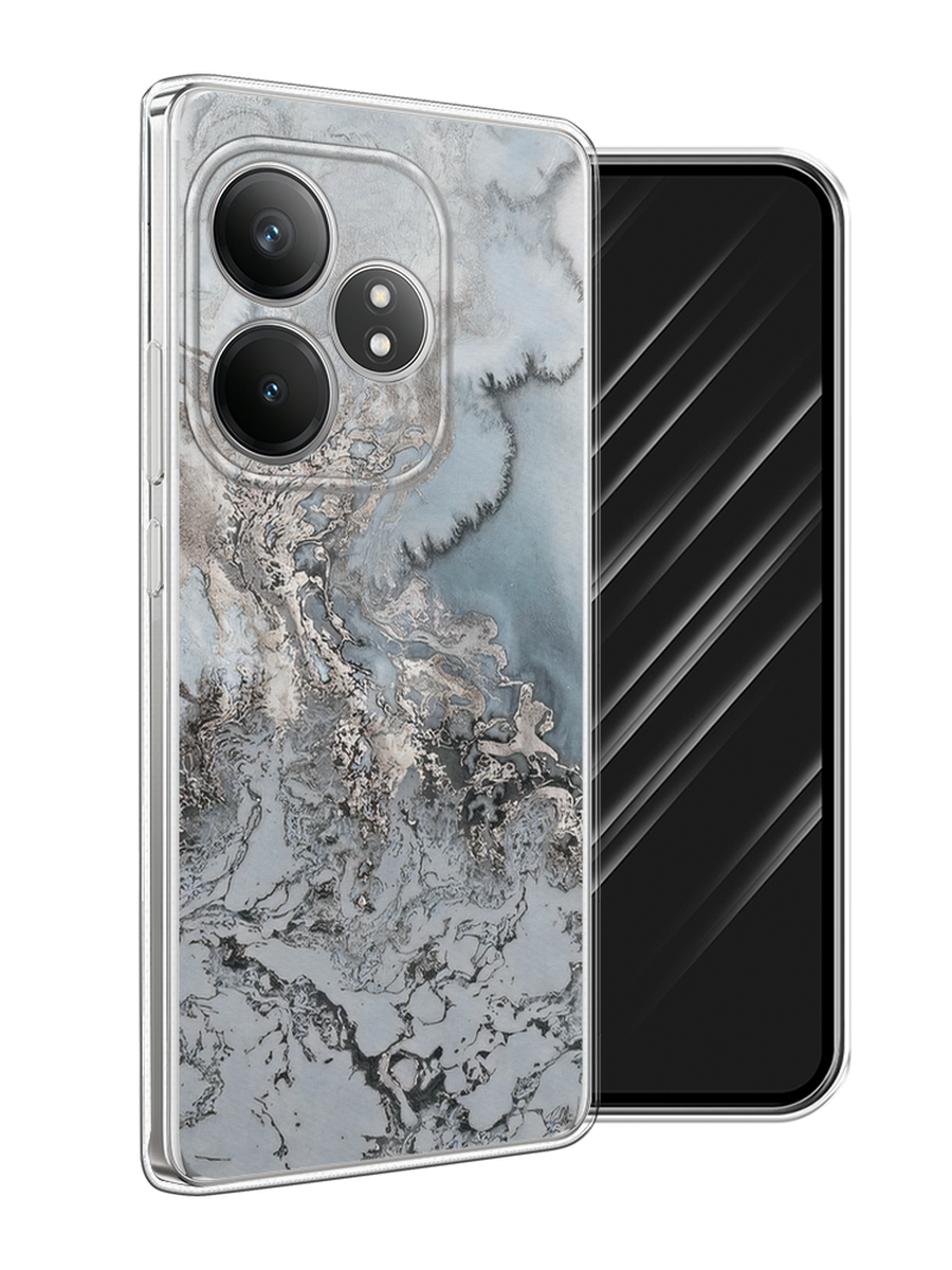 

Чехол Awog на Realme GT 6T "Морозная лавина серая", Серый;серебристый, 2517550-1