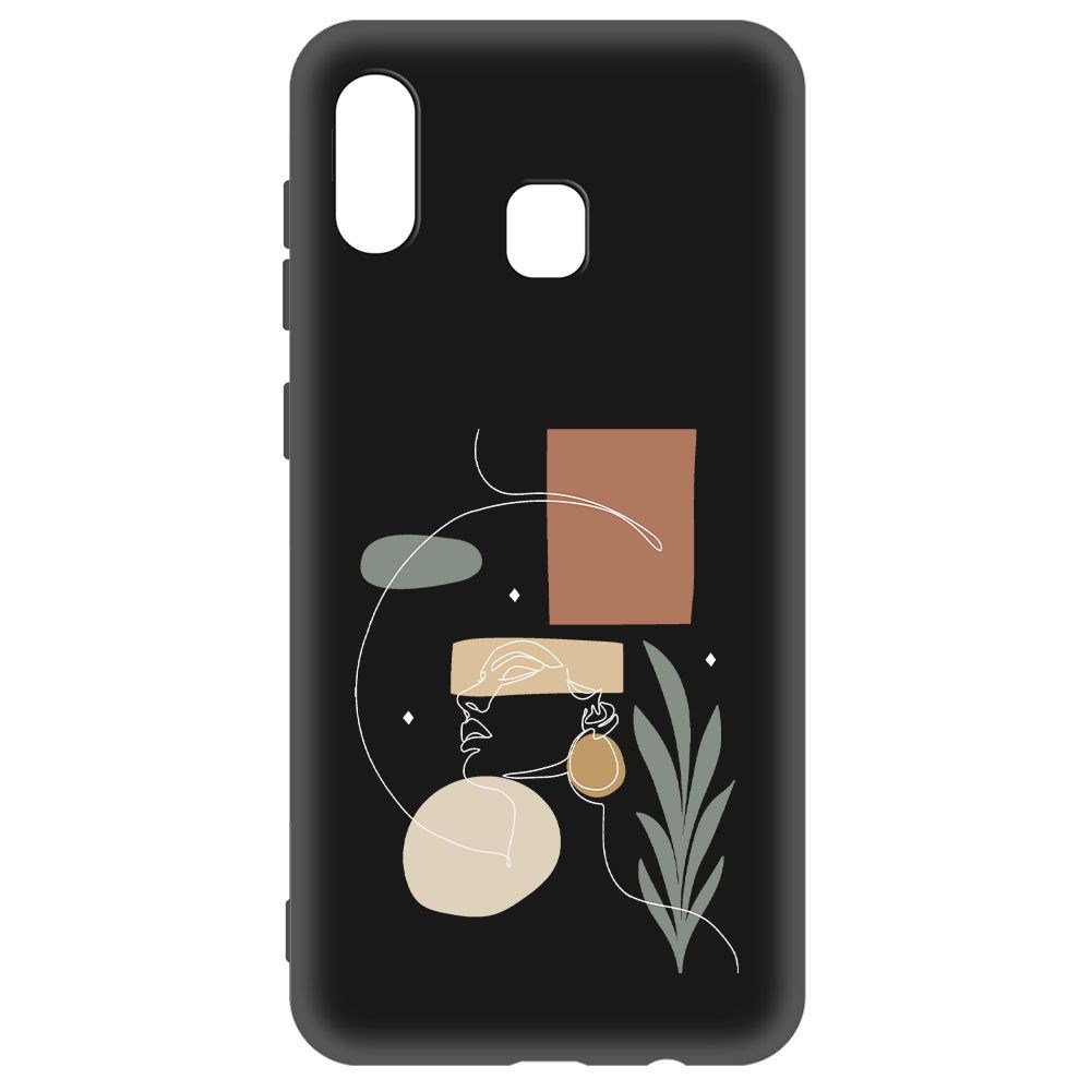 

Чехол-накладка Krutoff Soft Case Элегантность для Samsung Galaxy A30 (A305) черный
