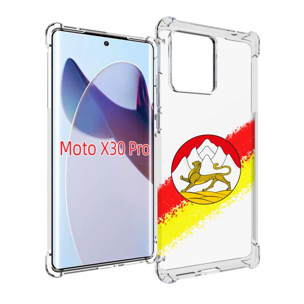 

Чехол MyPads герб флаг южная осетия для Motorola Moto X30 Pro, Прозрачный, Tocco