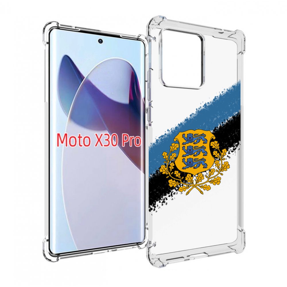 

Чехол MyPads герб флаг эстонии-2 для Motorola Moto X30 Pro, Прозрачный, Tocco