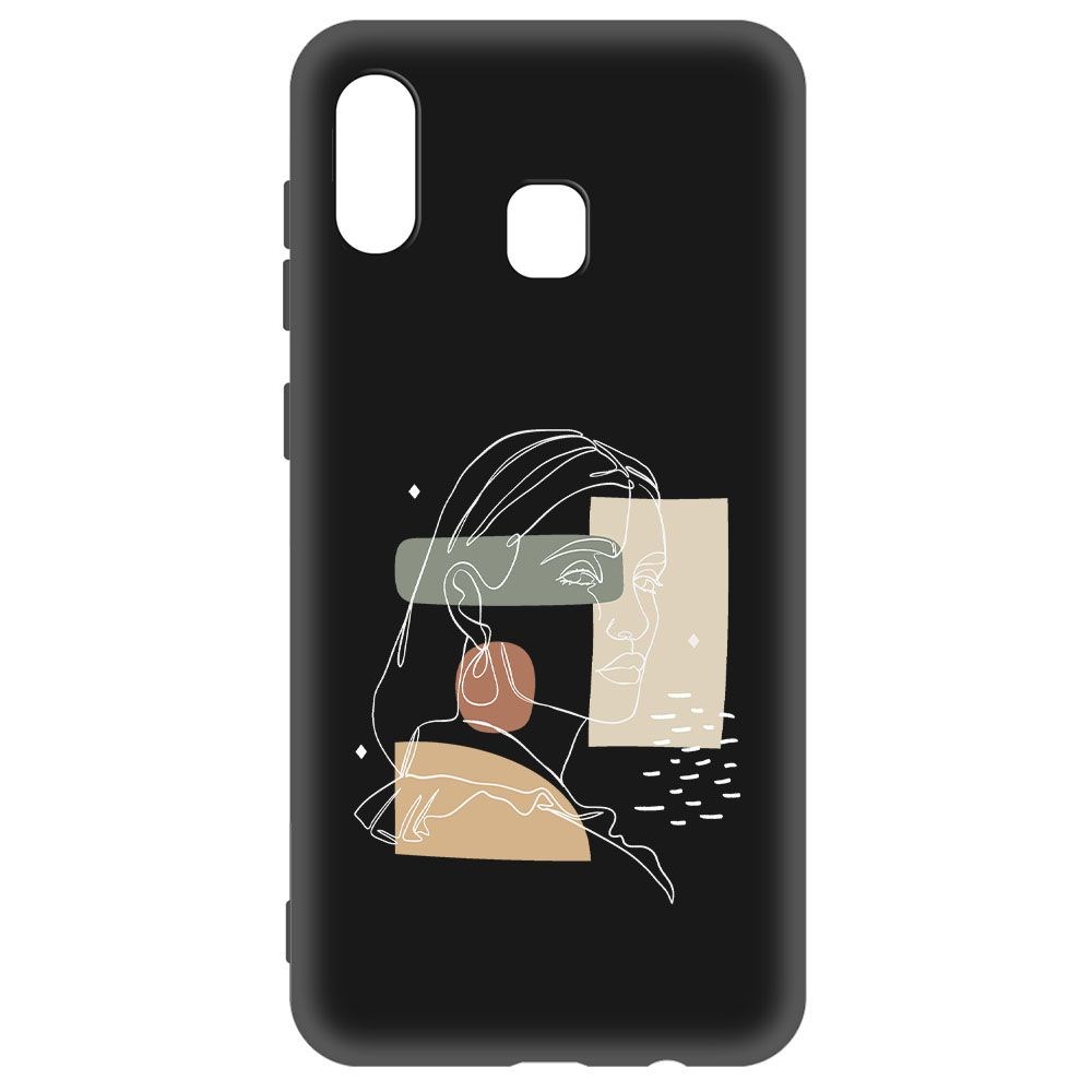 

Чехол-накладка Krutoff Soft Case Уверенность для Samsung Galaxy A30 (A305) черный