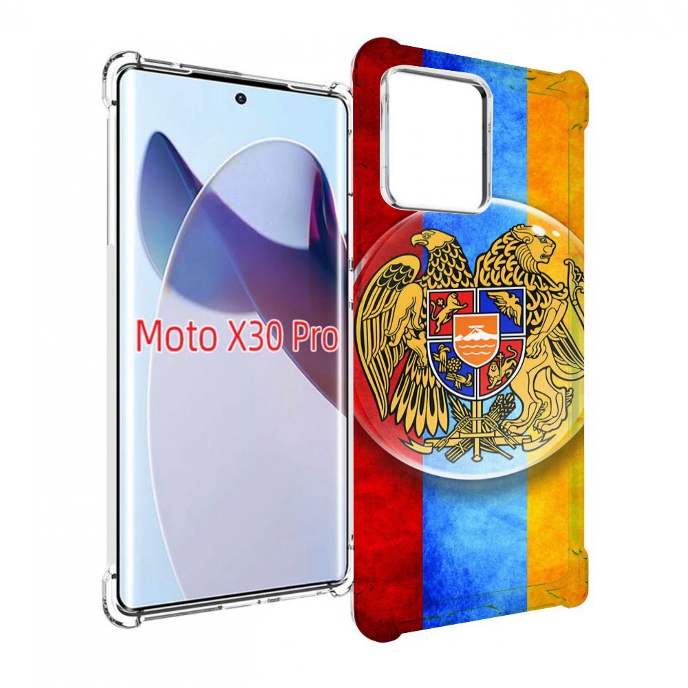 Чехол MyPads герб флаг армении для Motorola Moto X30 Pro