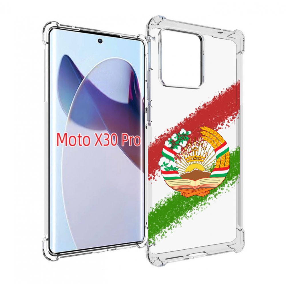 

Чехол MyPads герб флаг Таджикистана для Motorola Moto X30 Pro, Прозрачный, Tocco