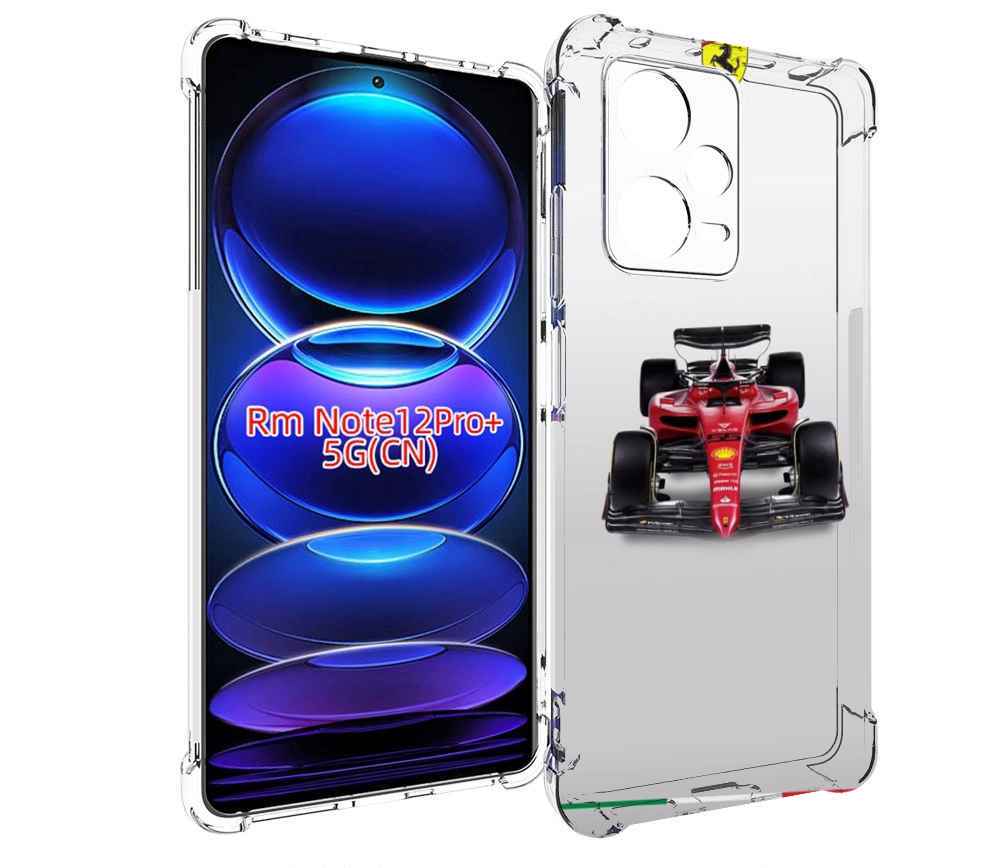 

Чехол MyPads формула 1 феррари для Xiaomi Redmi Note 12 Pro + Plus, Прозрачный, Tocco