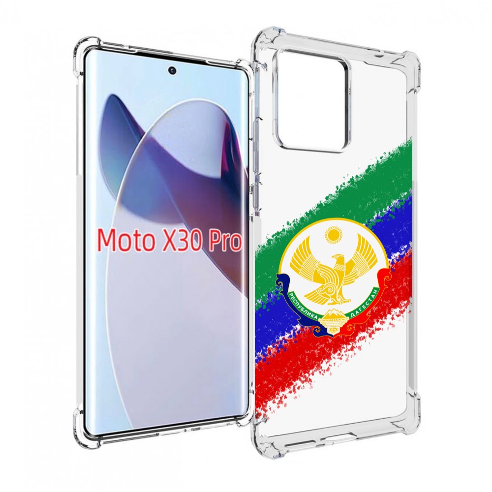 

Чехол MyPads герб флаг Дагестана для Motorola Moto X30 Pro, Прозрачный, Tocco