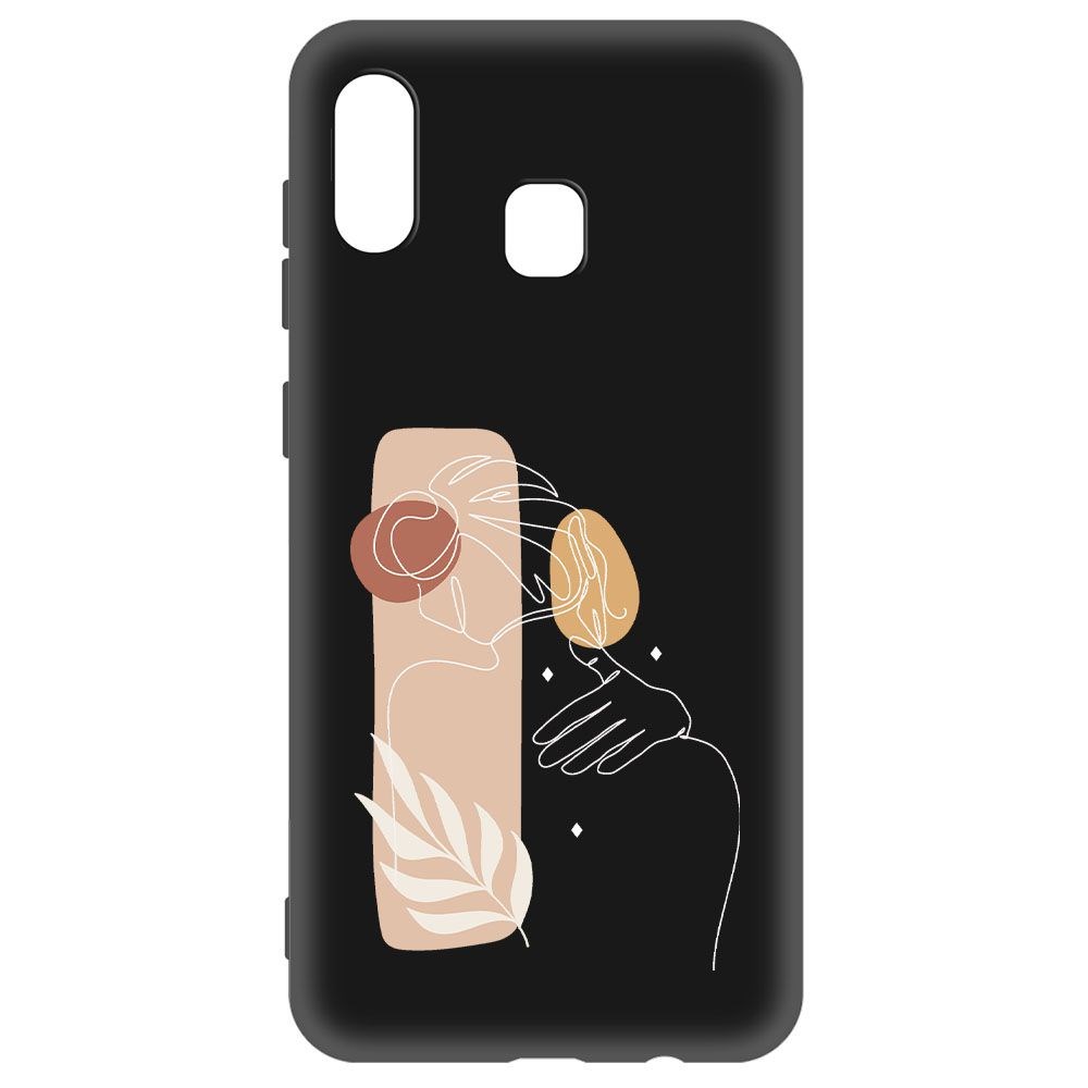 

Чехол-накладка Krutoff Soft Case Нежность для Samsung Galaxy A30 (A305) черный