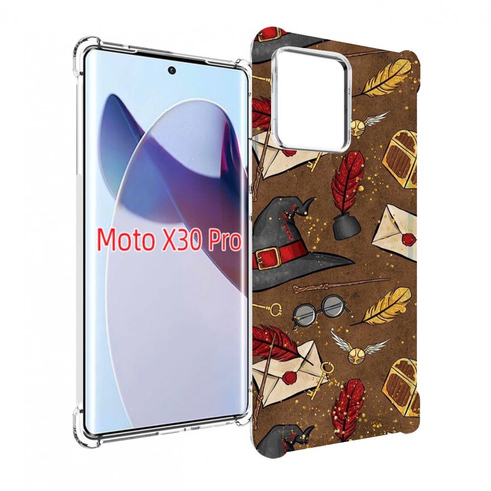 

Чехол MyPads гарри-поттер-вайб для Motorola Moto X30 Pro, Прозрачный, Tocco