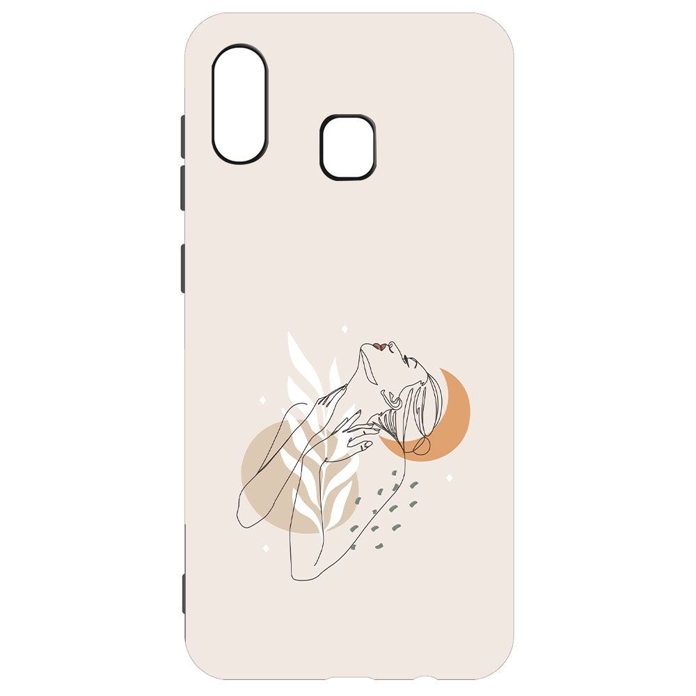

Чехол-накладка Krutoff Soft Case Женственность для Samsung Galaxy A30 (A305) черный