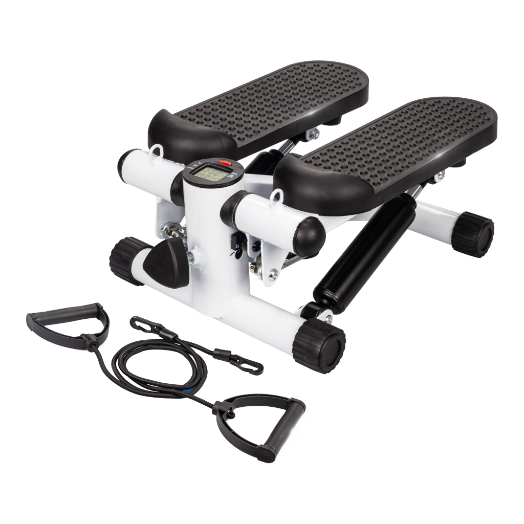 Мини-степпер Solmax для тренировки мышц с дисплеем, 45х32х24 см, черный