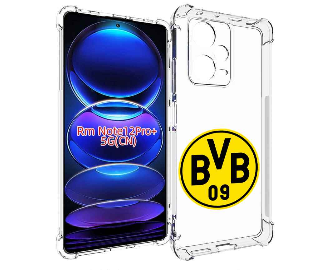 

Чехол MyPads фк-боруссия для Xiaomi Redmi Note 12 Pro + Plus, Прозрачный, Tocco