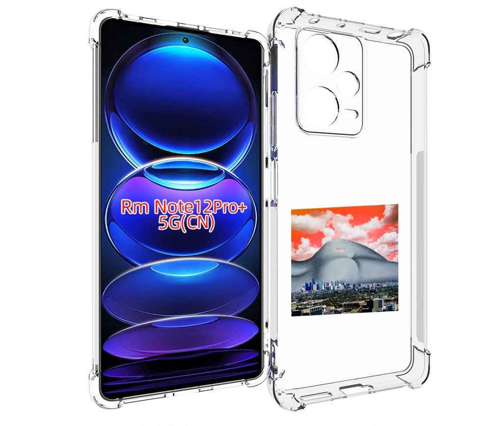 

Чехол MyPads город с девушкой на фоне для Xiaomi Redmi Note 12 Pro + Plus, Прозрачный, Tocco