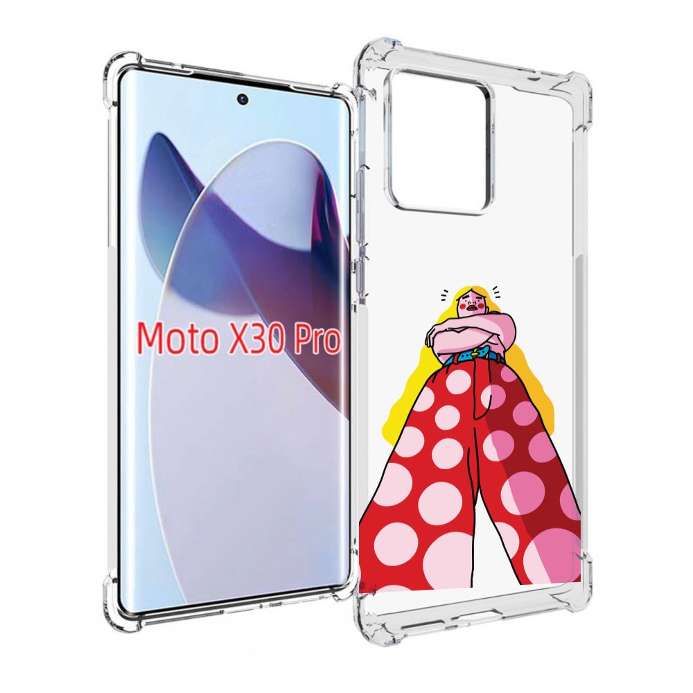 

Чехол MyPads высокая-девушка для Motorola Moto X30 Pro, Прозрачный, Tocco