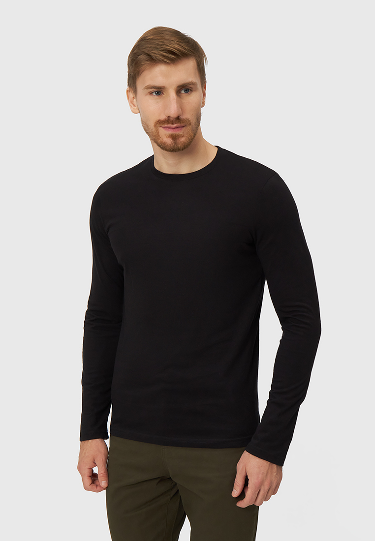 

Лонгслив мужской Modis M212M00215G768M07 черный XL