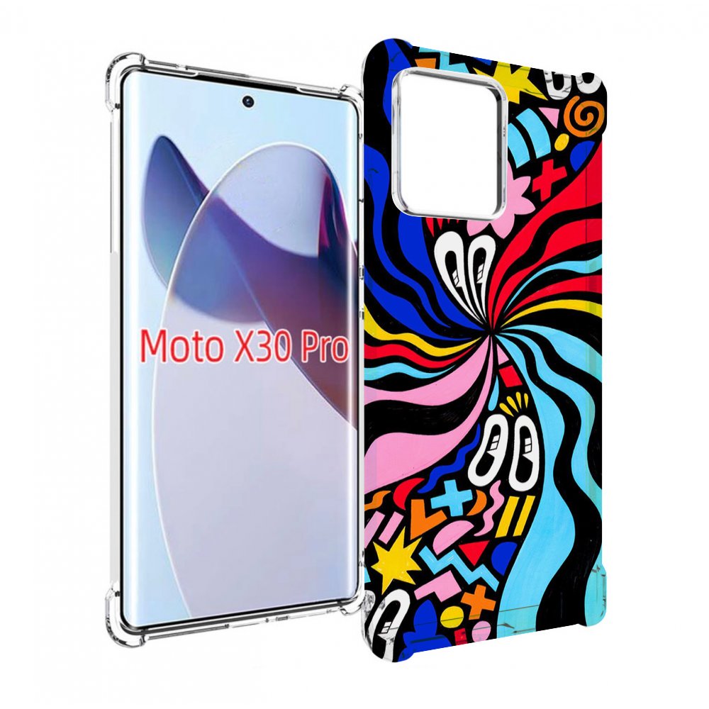 

Чехол MyPads волнистая-абстракция для Motorola Moto X30 Pro, Прозрачный, Tocco