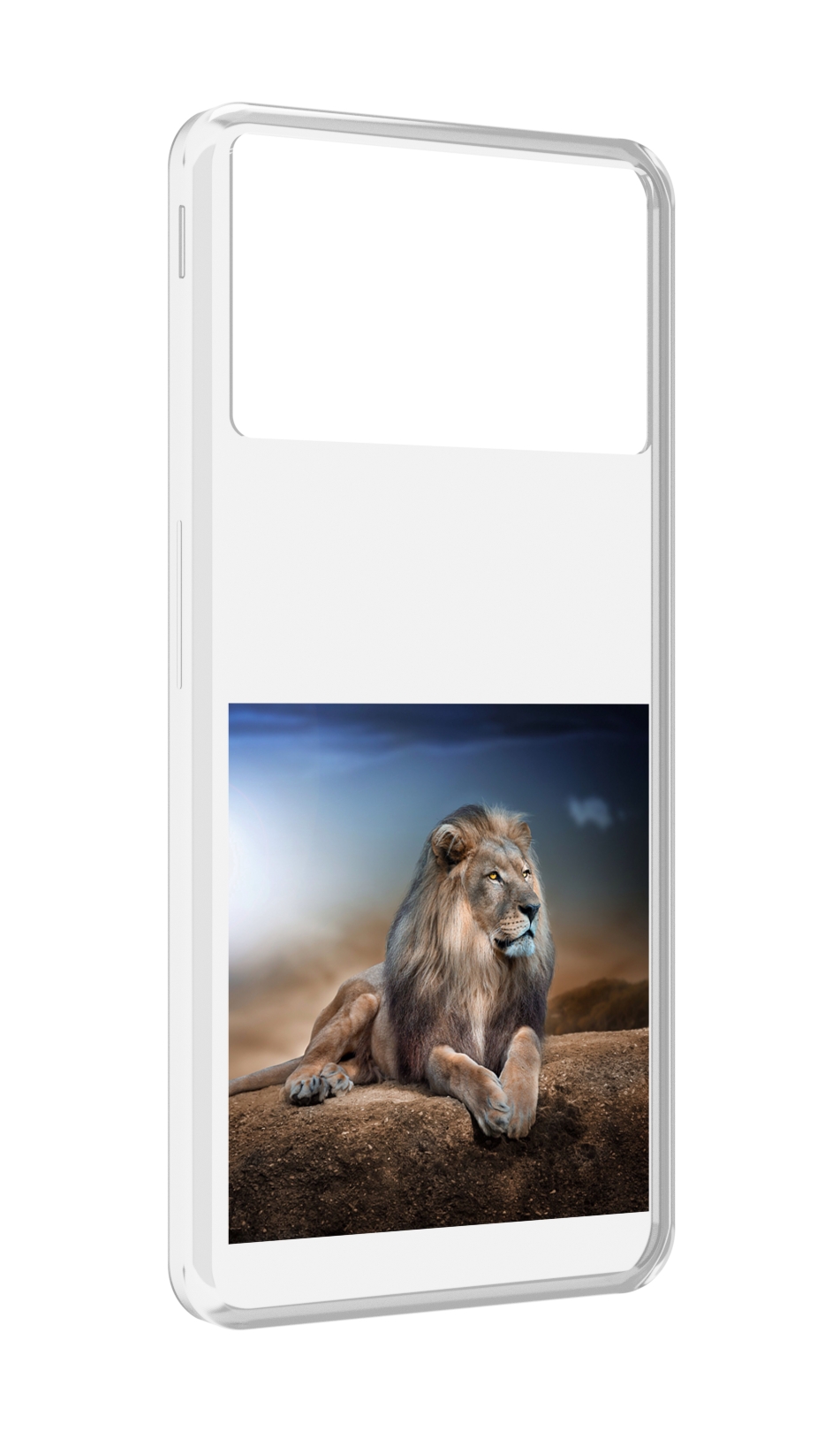 Чехол MyPads Лев-наблюдает для ZTE Nubia Z40S Pro