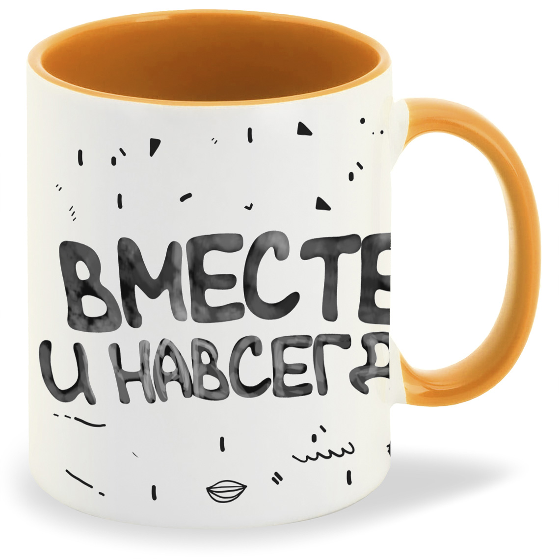 

Кружка CoolPodarok Вместе навсегда пара он, Вместе навсегда пара он