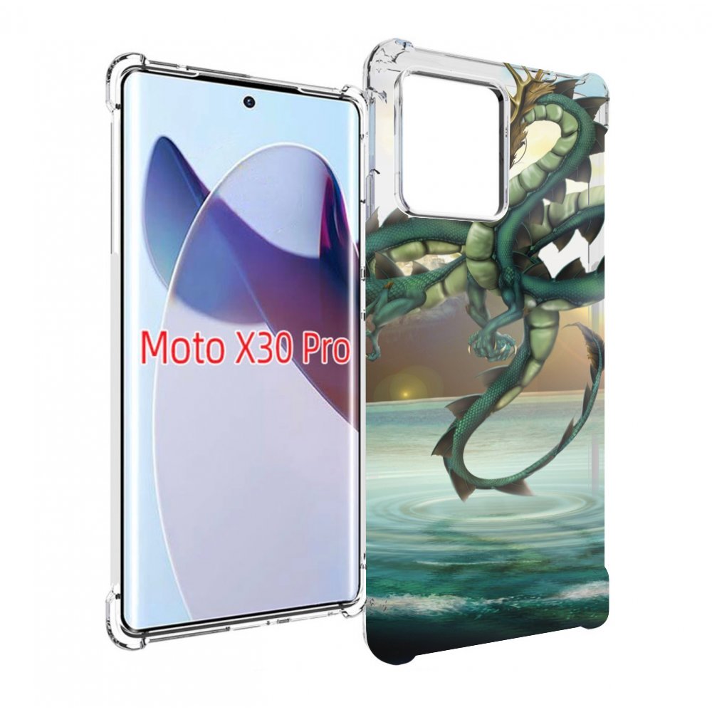 

Чехол MyPads водяной-дракон для Motorola Moto X30 Pro, Прозрачный, Tocco