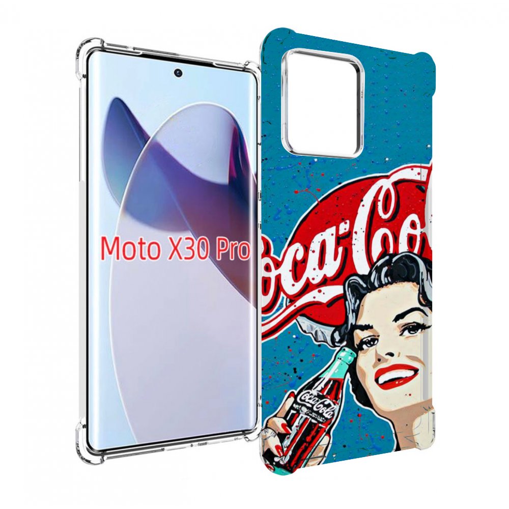 

Чехол MyPads вкусная кола картинка для Motorola Moto X30 Pro, Прозрачный, Tocco