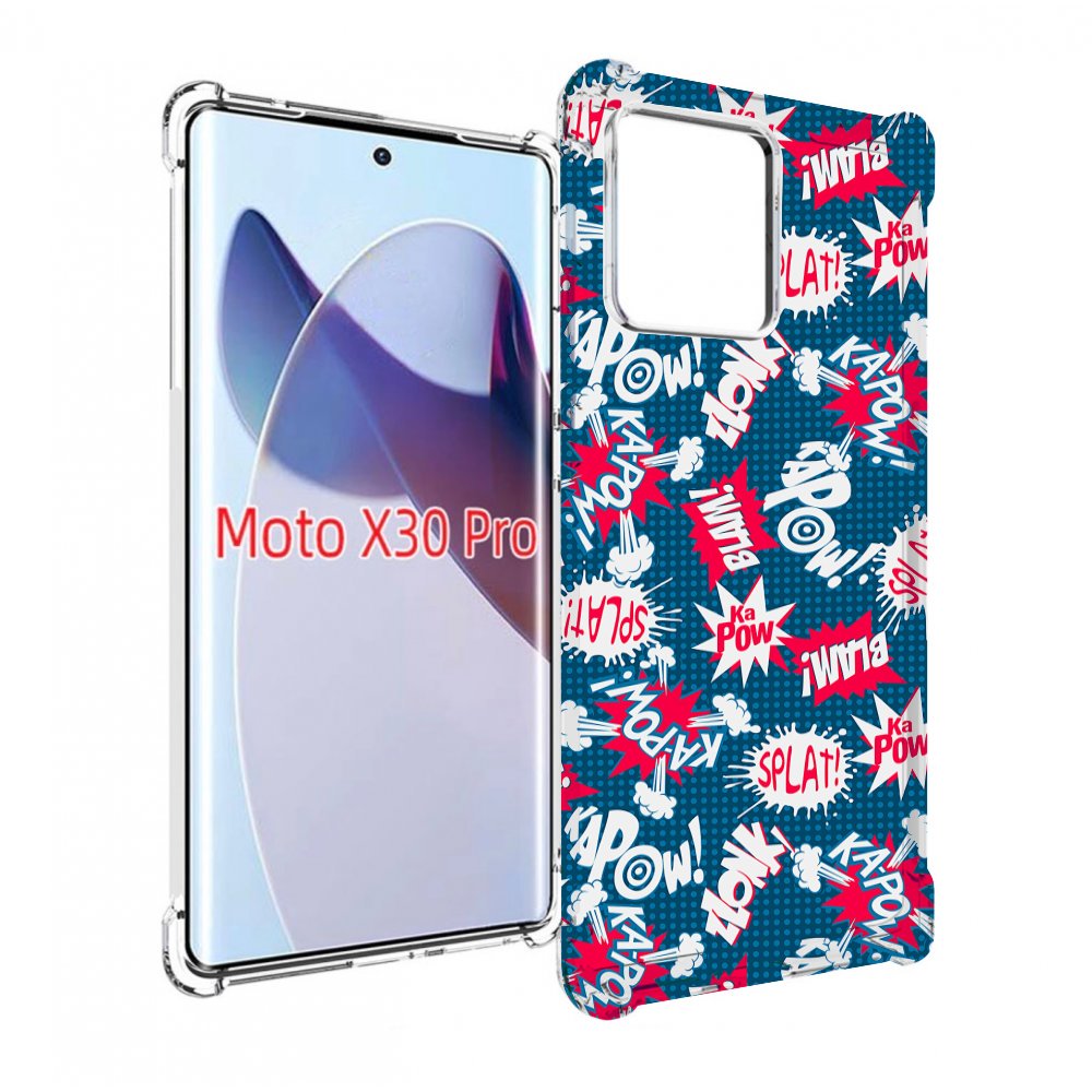 

Чехол MyPads взрывной-принт для Motorola Moto X30 Pro, Прозрачный, Tocco
