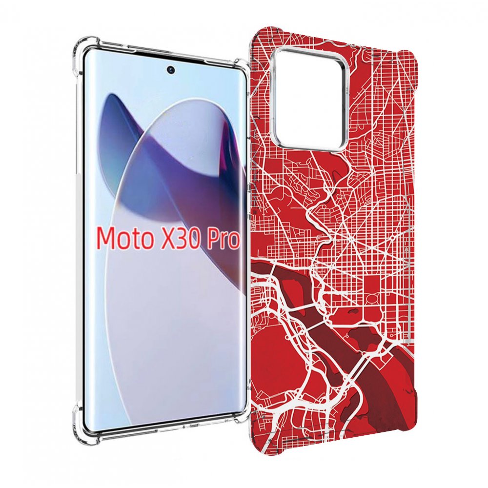 

Чехол MyPads векторная-карта для Motorola Moto X30 Pro, Прозрачный, Tocco