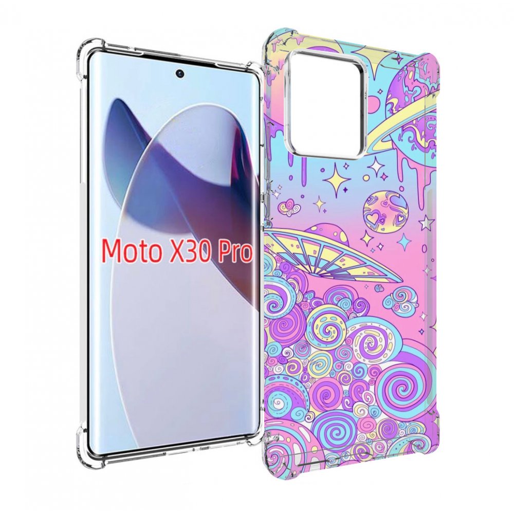 

Чехол MyPads ванильные планеты для Motorola Moto X30 Pro, Прозрачный, Tocco
