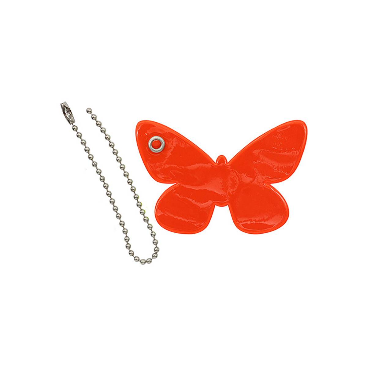 фото Световозвращатель подвеска 'бабочки', пвх, 7 см (ярко-оранжевый) aprilsun