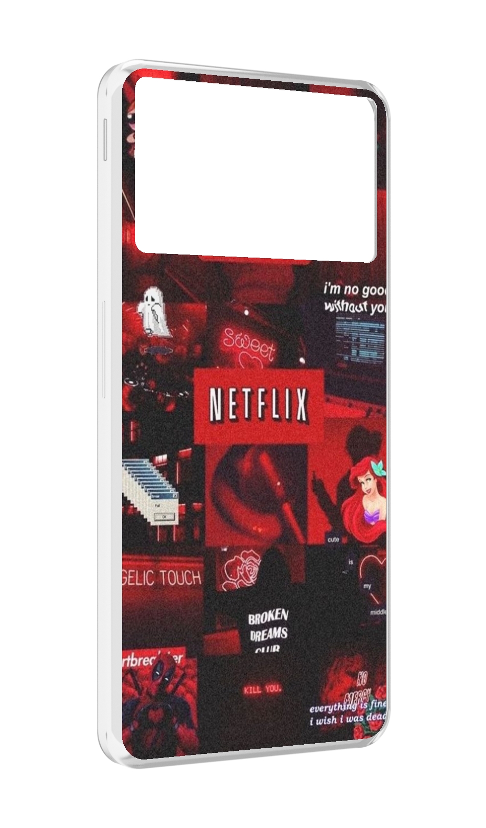 

Чехол MyPads Красные-проекты для ZTE Nubia Z40S Pro, Прозрачный, Tocco
